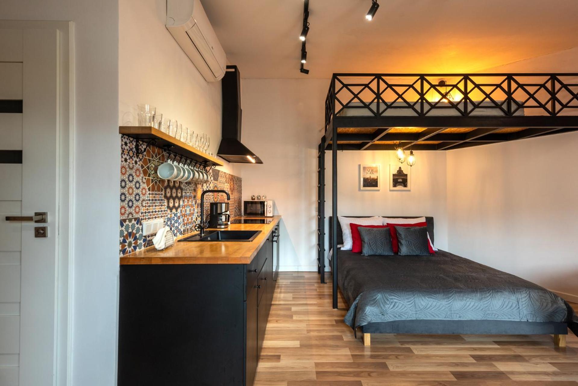 Modern Apartment Arizona Studio Old Town Dietla Balcony Cracovie Extérieur photo