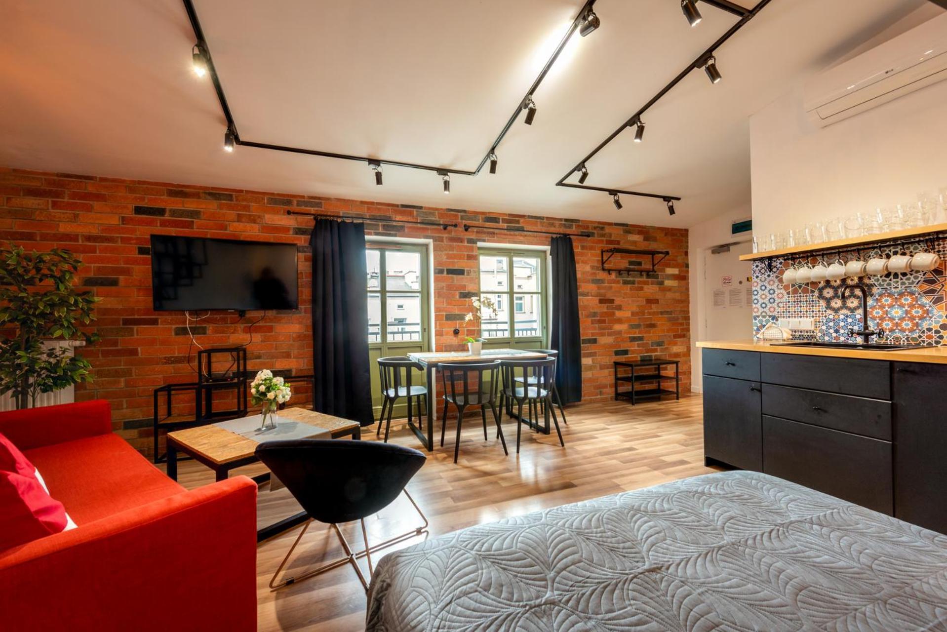 Modern Apartment Arizona Studio Old Town Dietla Balcony Cracovie Extérieur photo