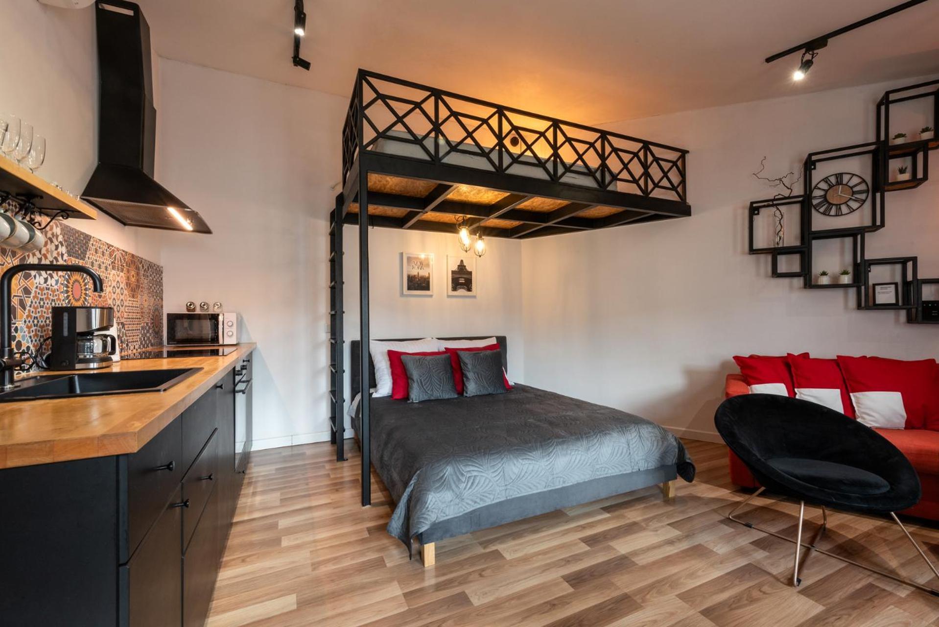 Modern Apartment Arizona Studio Old Town Dietla Balcony Cracovie Extérieur photo