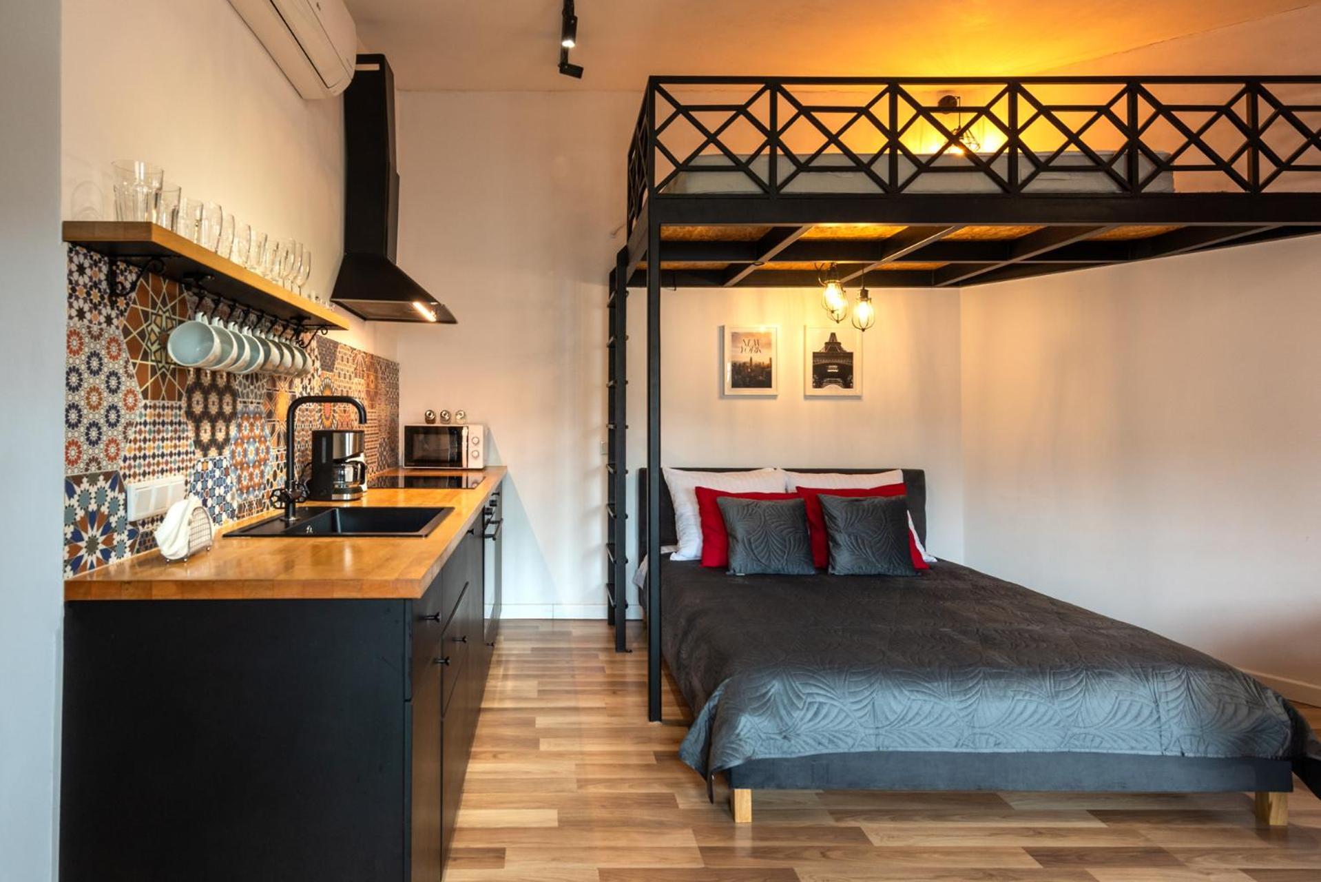 Modern Apartment Arizona Studio Old Town Dietla Balcony Cracovie Extérieur photo