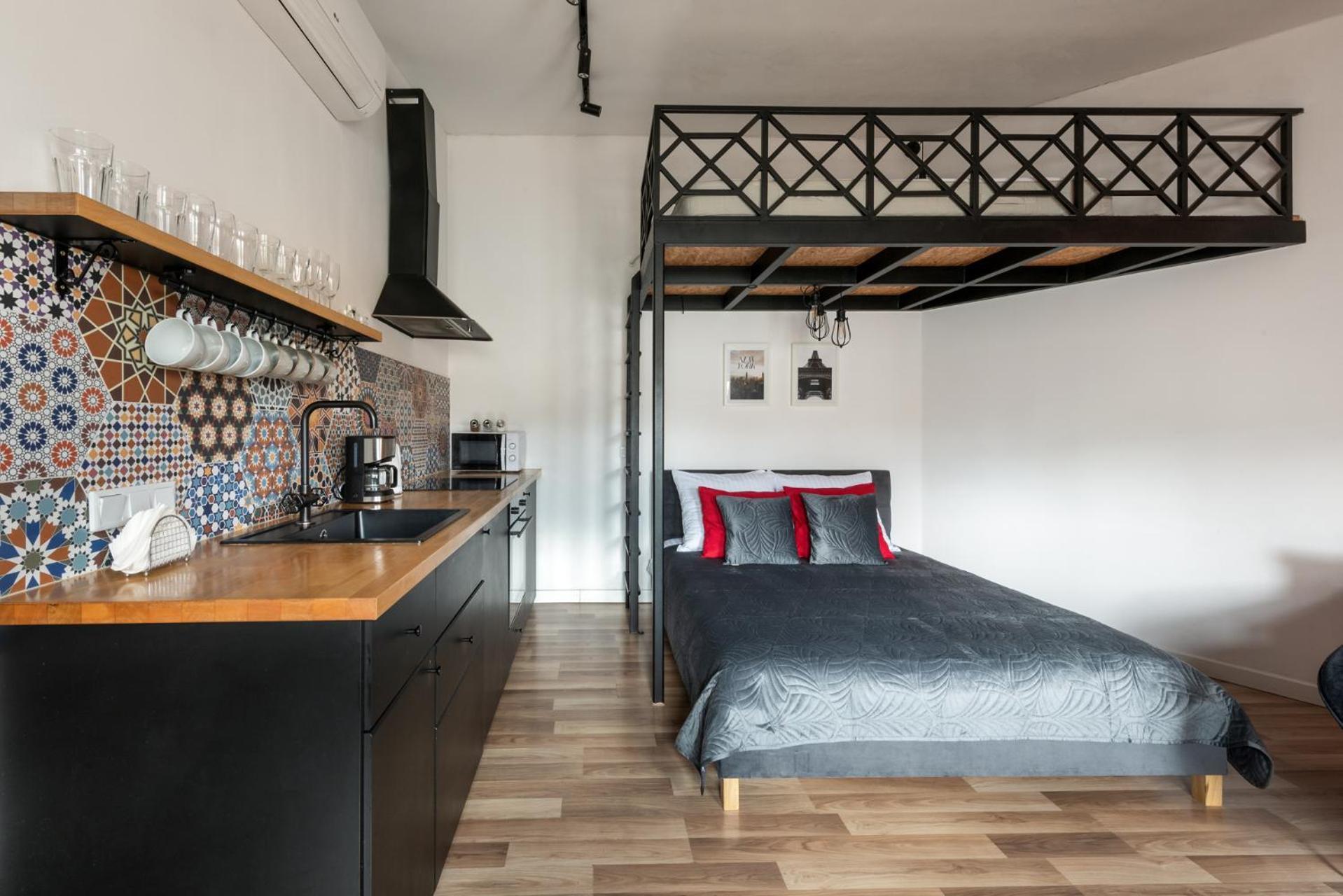 Modern Apartment Arizona Studio Old Town Dietla Balcony Cracovie Extérieur photo
