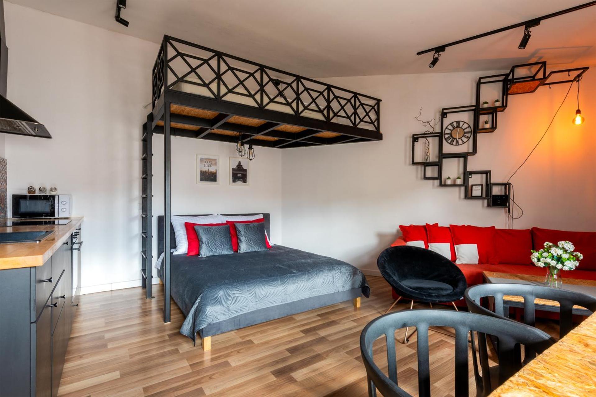 Modern Apartment Arizona Studio Old Town Dietla Balcony Cracovie Extérieur photo
